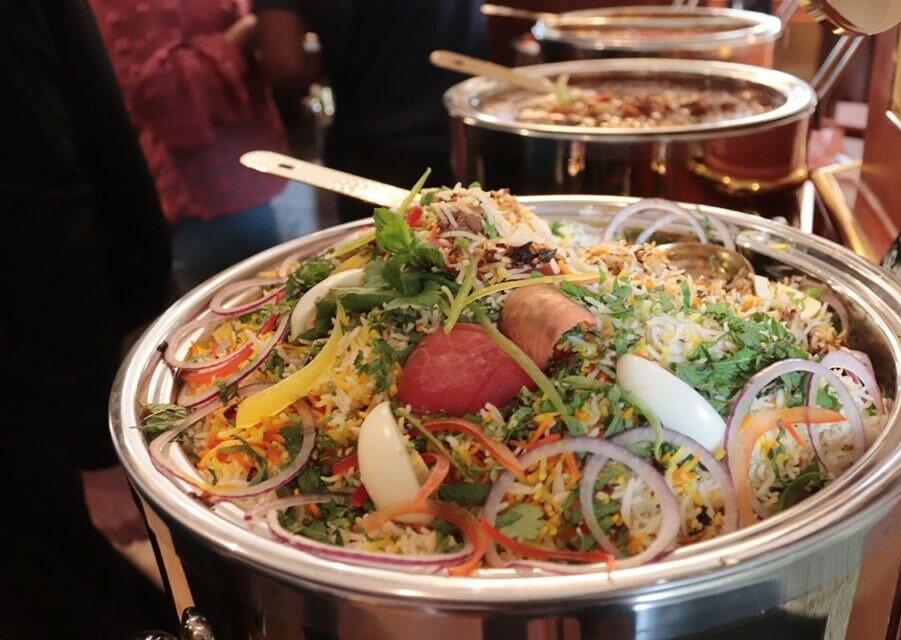 Indian lunch buffet in Stuttgart