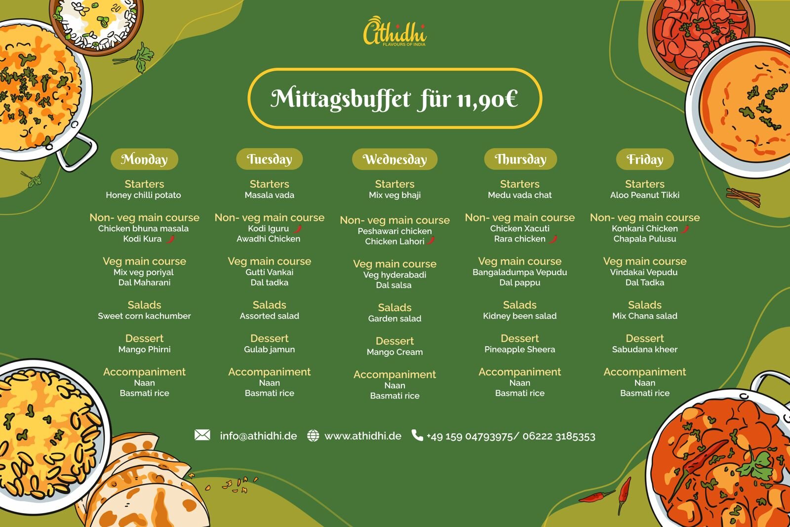 Mittagsbuffet